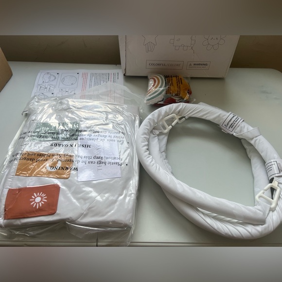 Beautiful Baby Play Gym and Tummy Time Mat - Soft Cotton - Picture 7 of 11